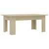 vidaXL Table basse Ch&ecirc;ne sonoma 100x60x42 cm Bois d&rsquo;ing&eacute;nierie