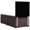 vidaXL Sommier &agrave; lattes de lit avec matelas Marron fonc&eacute; 80x200 cm