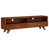 vidaXL Meuble TV Bois de r&eacute;cup&eacute;ration solide 140x30x40 cm