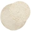vidaXL Tapis shaggy PAMPLONA poils longs moderne dor&eacute; &Oslash; 160 cm