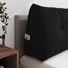 vidaXL Coussin de Dos Noir 140 x 24 x 50 cm tissu