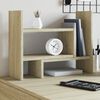 vidaXL Organisateur de bureau ch&ecirc;ne sonoma 38,5x17x39 cm