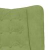 vidaXL fauteuil Vert clair 63 x 67 x 94 cm Velours