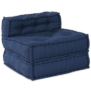 vidaXL Unit&eacute; de canap&eacute; modulaire Tissu Indigo 70 x 70 x 56 cm