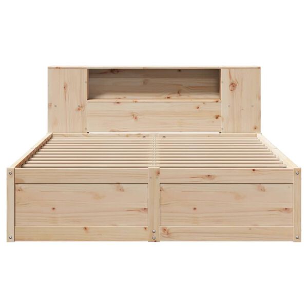 vidaXL Cadre de lit sans matelas 120x190 cm bois de pin massif