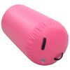 vidaXL Rouleau gonflable de gymnastique avec pompe 120x75 cm PVC Rose