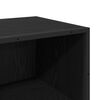 vidaXL Ensemble de mobilier de salle de bain avec tiroir Ch&ecirc;ne noir