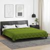 vidaXL Duvet d'&eacute;t&eacute; simple Vert 240 x 200 cm Microfibre