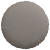 vidaXL Coussins de si&egrave;ge 2 pcs Taupe &Oslash;60 x 21 cm tissu