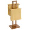 Bathroom Solutions Porte-serviettes Bambou 38x32,5x70 cm