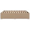 vidaXL Cadre de lit sans matelas cappuccino 140x190 cm similicuir