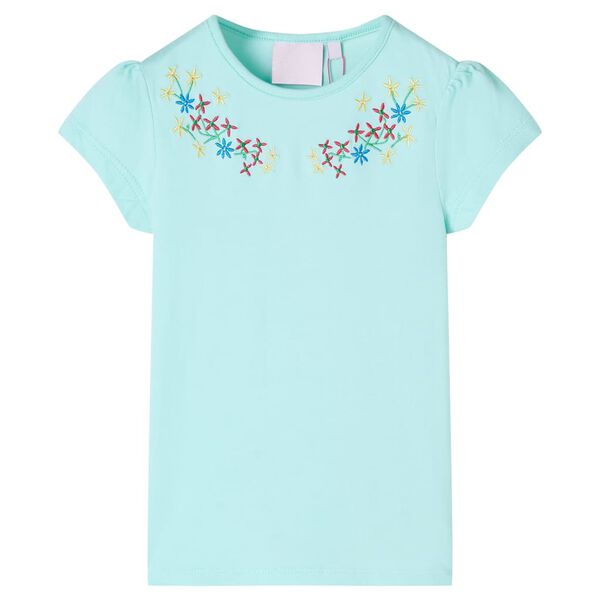 T-shirt pour enfants aqua clair 104