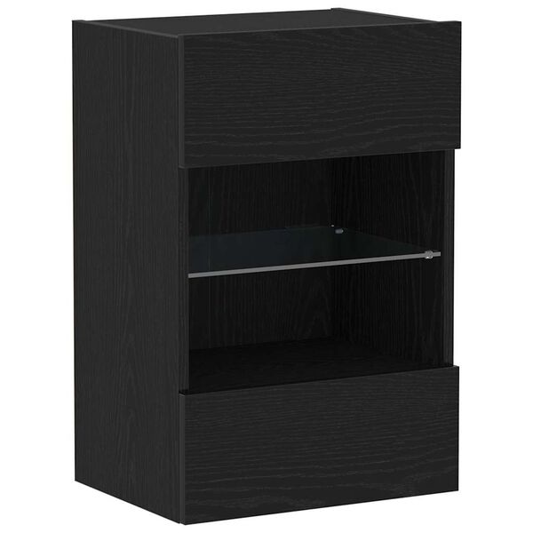 vidaXL Ensemble meuble TV Noir 40 x 30 x 60,5 cm Bois d'ing&eacute;nierie
