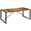 vidaXL Table &agrave; d&icirc;ner 200x100x75 cm Bois de r&eacute;cup&eacute;ration solide