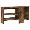 vidaXL MeubleTVd'Angle Ch&ecirc;ne fum&eacute; 102 x 40,5 x 45 cm Bois d'ing&eacute;nierie