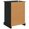 vidaXL Cabinet de chevet Ch&ecirc;ne noir 36 x 43 x 60 cm Bois d'ing&eacute;nierie