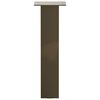 vidaXL Pieds de table basse 4 pi&egrave;ces Acier naturel 42 cm Acier
