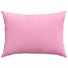 vidaXL Coussins de canap&eacute; 2 pcs Rose 70 x 50 cm tissu