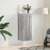 vidaXL Armoire murale sonoma gris 34,5x34x90 cm bois d'ing&eacute;nierie