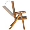 vidaXL Ensemble &agrave; manger d'ext&eacute;rieur 7 pcs Bois d'acacia solide