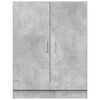 vidaXL Meuble pour machine &agrave; laver Gris b&eacute;ton 71x71,5x91,5 cm
