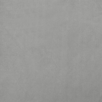 vidaXL Canapé pour enfants gris clair 60x40x30 cm velours