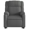 vidaXL Fauteuil inclinable Gris fonc&eacute; Tissu