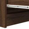 vidaXL Buffet chêne marron 80x35x99 cm bois d'ingénierie