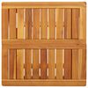 vidaXL Table pliable de jardin 50x50x50 cm bois d'acacia solide