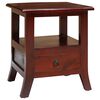 vidaXL Cabinet de chevet avec tiroir Marron 40 x 40 x 45,5 cm