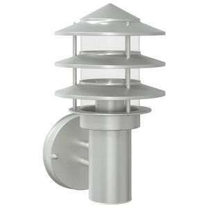 vidaXL Applique murale d'ext&eacute;rieur argent&eacute; acier inoxydable