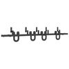 vidaXL Kit de quincaillerie de porte coulissante 200 cm Acier Noir