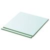 vidaXL Panneaux d'&eacute;tag&egrave;re 2 pcs Verre Transparent 30 x 25 cm