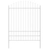 vidaXL Cl&ocirc;ture de jardin WOERDEN 7 pc 170 x 225 cm Blanc