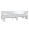 vidaXL Lit coulissant sans matelas 2x(90x200) cm blanc
