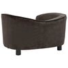 vidaXL Canap&eacute; pour chien Marron 69x49x40 cm Peluche