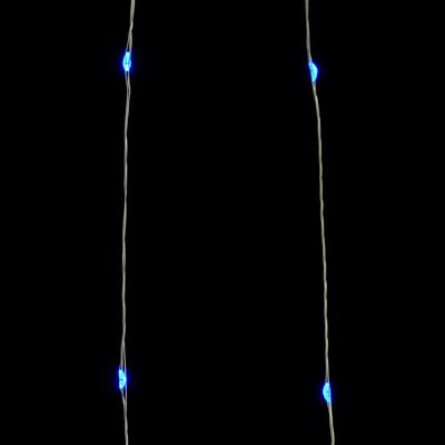 vidaXL Guirlande lumineuse micro LED 40m 400 LED bleu 8 fonctions