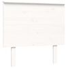 vidaXL Lit pour personne &acirc;g&eacute;e et t&ecirc;te de lit 90x200 cm bois massif