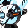 vidaXL V&eacute;lo pour enfants 14 pouces Noir et bleu
