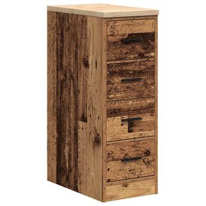 vidaXL Armoire de rangement de garage vieux bois 30x51x85 cm bois pin