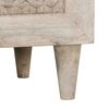 vidaXL Buffet Blanc 60 x 33 x 75 cm bois de manguier massif