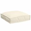 vidaXL Coussin pour assise de palette 4 pcs Cr&egrave;me 40 x 40 x 8 cm
