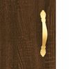 vidaXL Buffet ch&ecirc;ne marron 69,5x34x90 cm bois d'ing&eacute;nierie