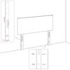 vidaXL Cadre de lit avec t&ecirc;te de lit Bleu 80 x 200 cm tissu