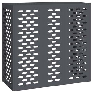 vidaXL Housse de climatiseur Anthracite 110 x 50 x 105 cm