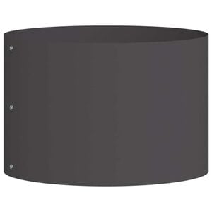 vidaXL Anneau de jardini&egrave;re Noir 30 x 30 x 20 cm Acier lamin&eacute; &agrave; froid