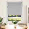 vidaXL Store enrouleur occultant 84,4 x 175 cm, largeur du tissu 80 cm, gris