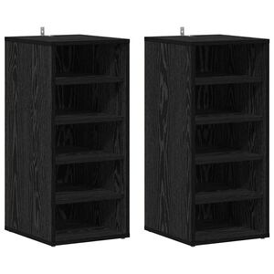 vidaXL Cabinet &agrave; chaussures 2 pc 32 x 35 x 70 cm Bois d'ing&eacute;nierie