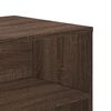 vidaXL Meuble TV ch&ecirc;ne marron 120x40x40 cm bois d'ing&eacute;nierie