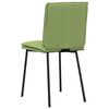 vidaXL Chaises à manger lot de 4 vert clair velours